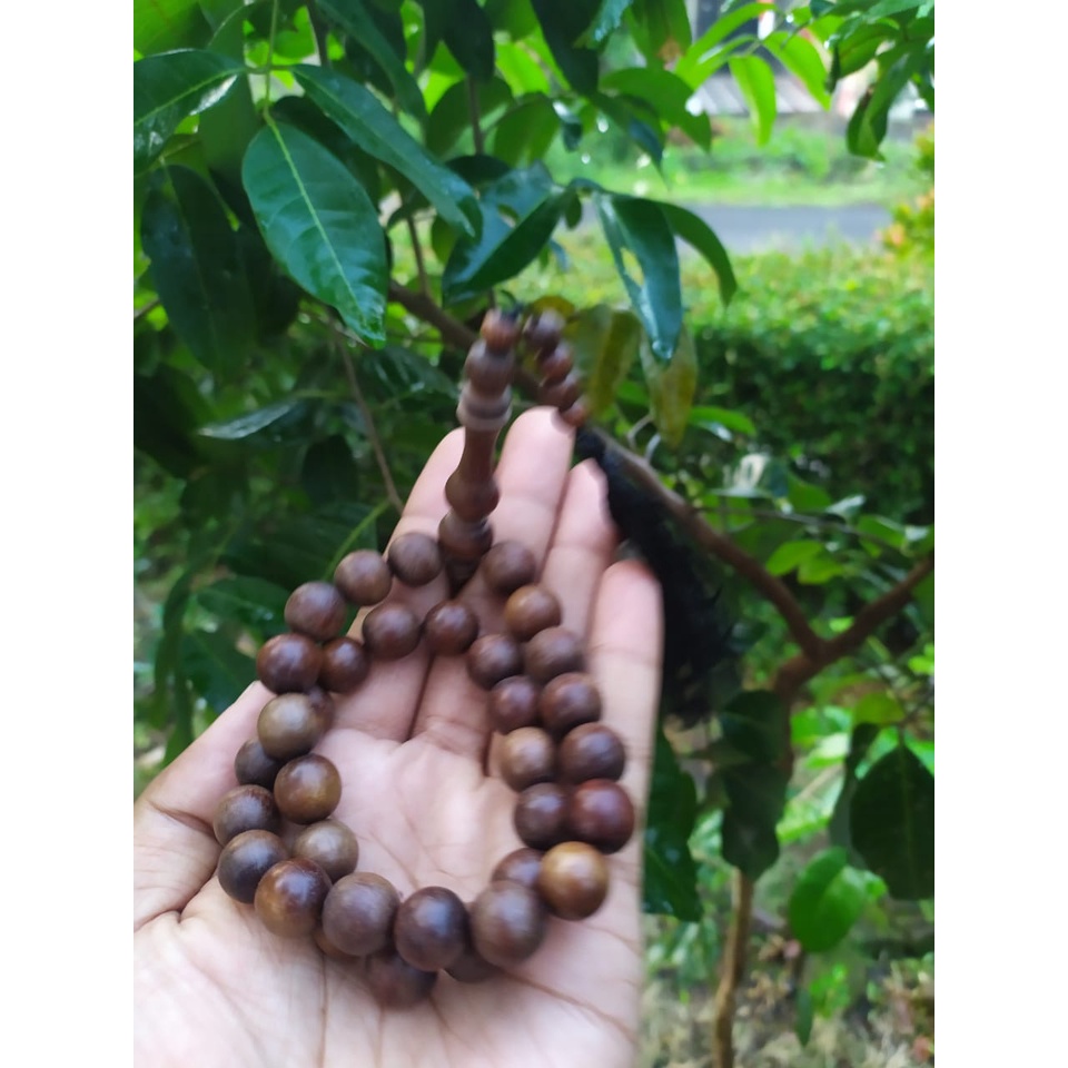 Tasbih stigi 33 butir 12mm tasbih setigi laut tasbih kayu sentigi tasbih kayu alami tenggelam dalam 