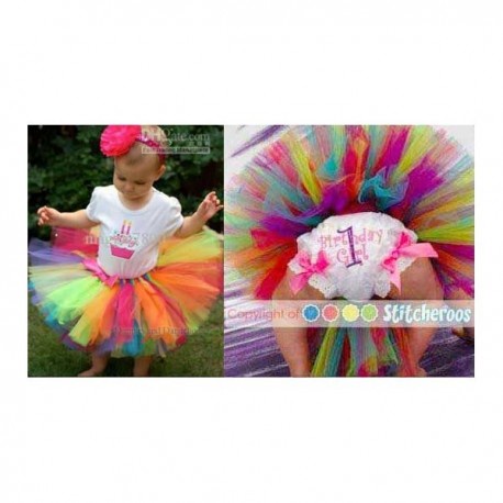 Rok Tutu 1 tahun Birthday Pant Diaper Bloomer with Tutu