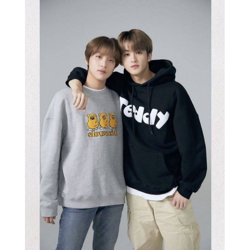 HOODIE MARK LEE NCT SLOWACID TYPE SABLON TEDDY