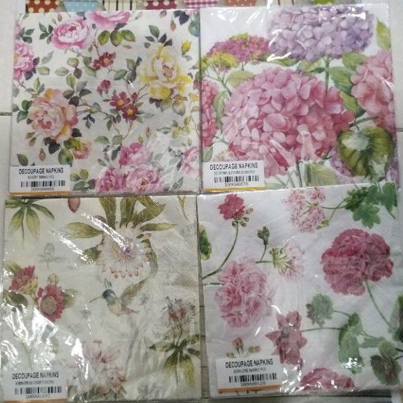 Decoupage napkin tissue import per lembar 1 pc