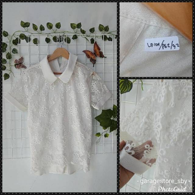 White blouse crochet