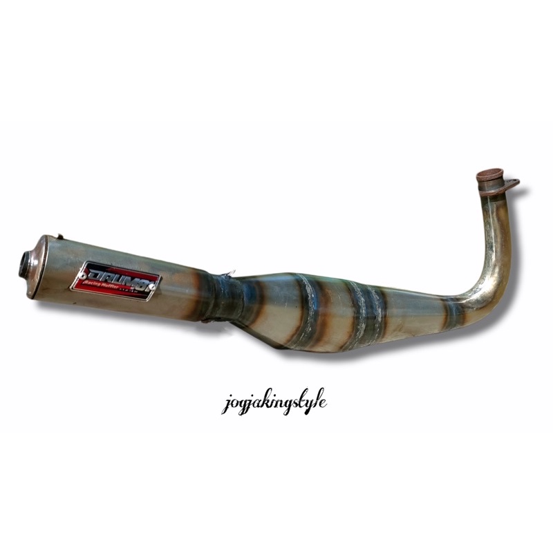 KNALPOT KUPANG DRUM81 BLAYER FULL || Rx-king-Leher tangkep