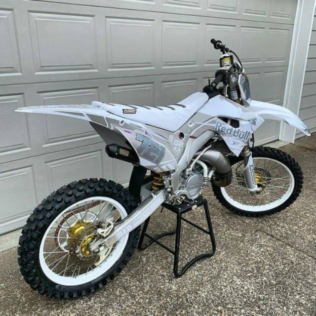 Decal crf 150 250 white type