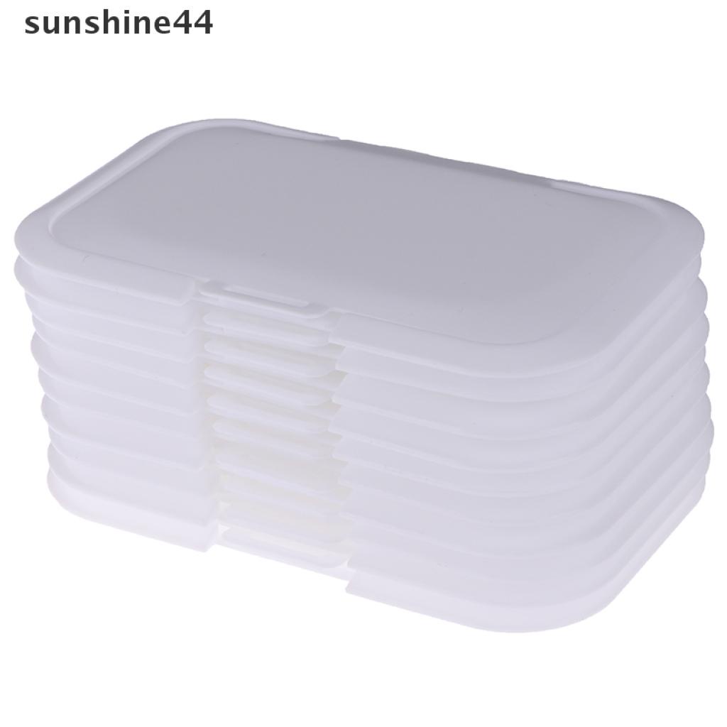 Sunshine 1 / 5 / 10pcs Tutup Kotak Tisu Basah Bayi Reusable Tanpa Perekat