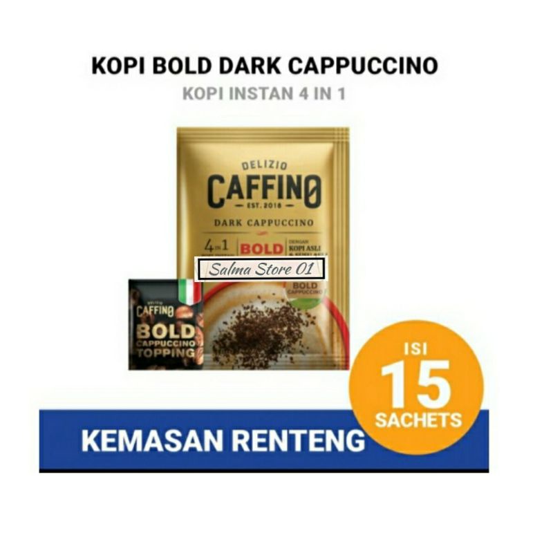 

Caffino Bold Dark 1 renceng isi 15 Sachet,MURAH