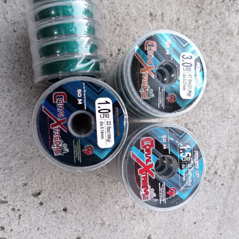 benang / senar PE coral Xtreme 50m 4x