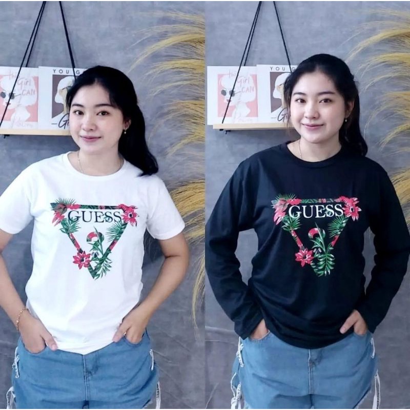 GUESS BAJU LENGAN TANGAN PANJANG PENDEK OVERSIZE XL BIGSIZE JUMBO XXL ALLSIZE MURAH COD BAYAR DI TEM