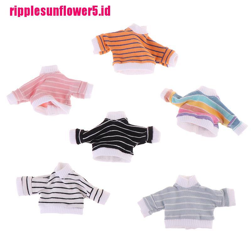 # Kaos Tshirt Lengan Pendek Motif Print Untuk Wanita #Sweater Untuk Aksesoris Boneka Skala 1 / 12