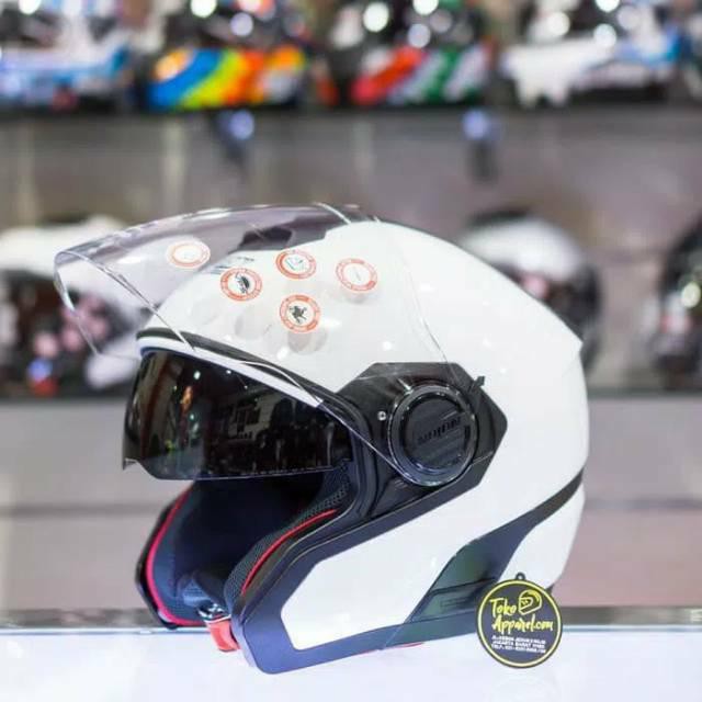 HELM HALF FACE NOLAN N40-5 SPECIAL WHITE HELM TOURING NOLAN