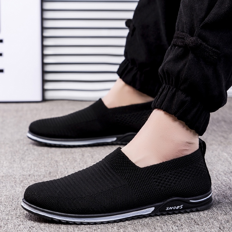 Toread Sepatu Slip On Pria Bahan Flyknit Casual Outdoor MR134