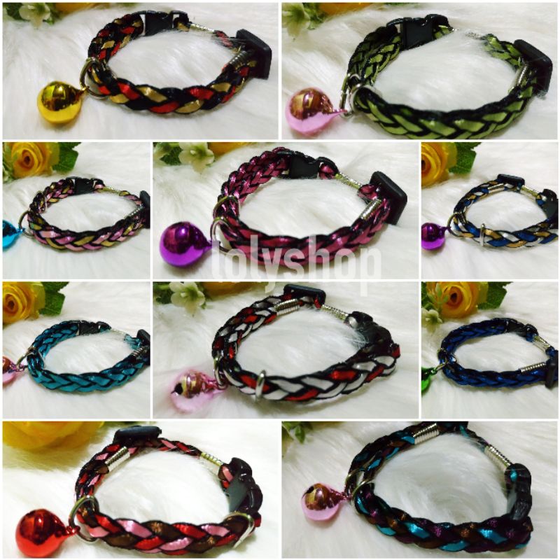 [lolyshop] Kalung kucing kepang