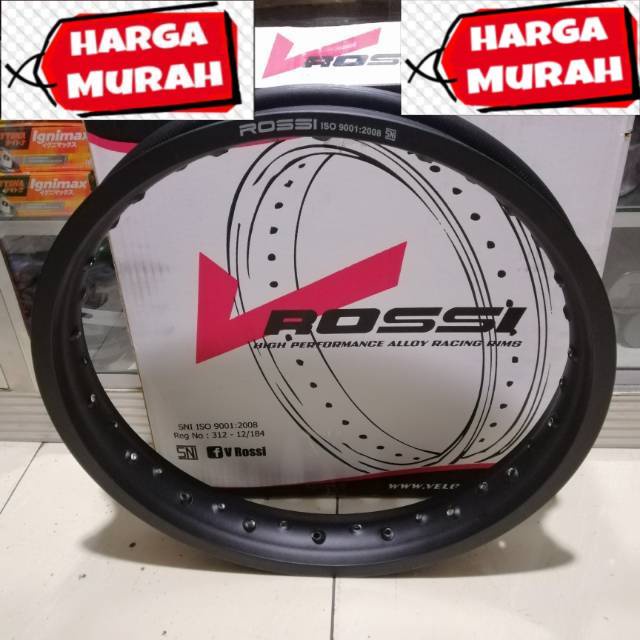 Pelek Pelak Velg Rossi Jari Ruji Ring 18 x 160. 36H Not TK TDR COMET Dft Jinfei Champ Did Harga 1pcs