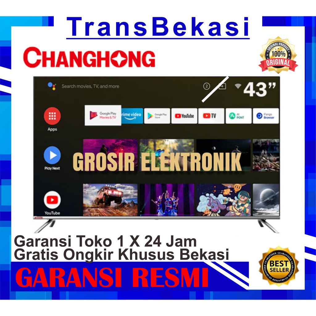 TV LED changhong 43H7 SMART android 9.0 TV