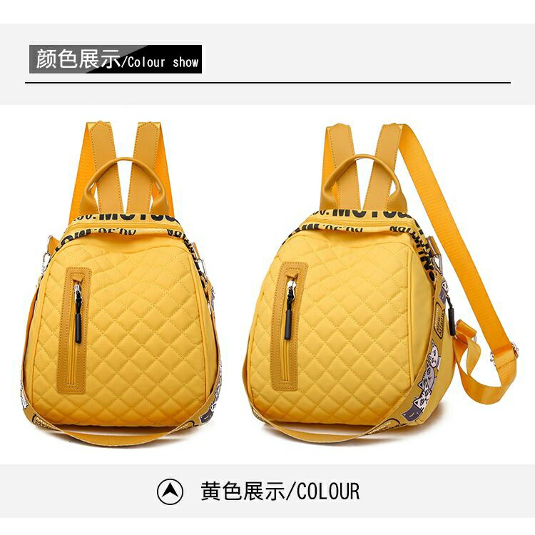 iBAGS 2631 { 1Kg Bisa 3Pcs } Tas Ransel Wanita Model Cibao Import