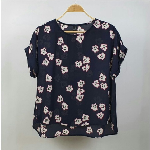 NYLA Blouse | Atasan Wanita | Floral | Cotton Club