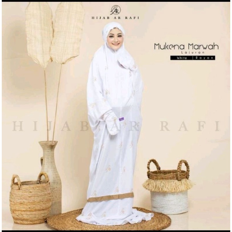 Mukena lajur Arrafi terlaris #Mukena Marwah Lajuran