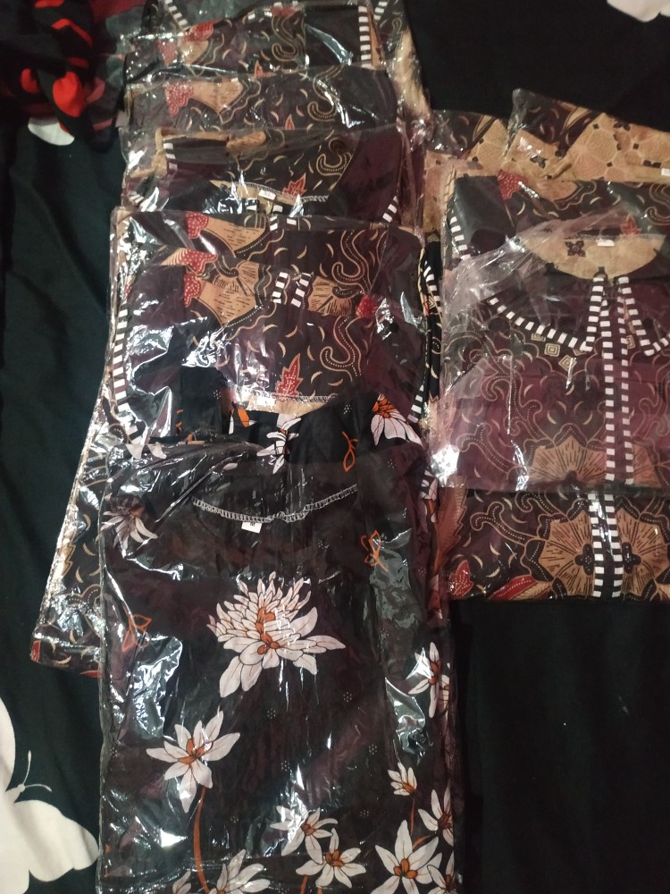 Atasan Batik Dolby Dolbi Dobby Doby Tenun Sutra Tulis Halus Katun Atbm Baron ,sarombit Atasan