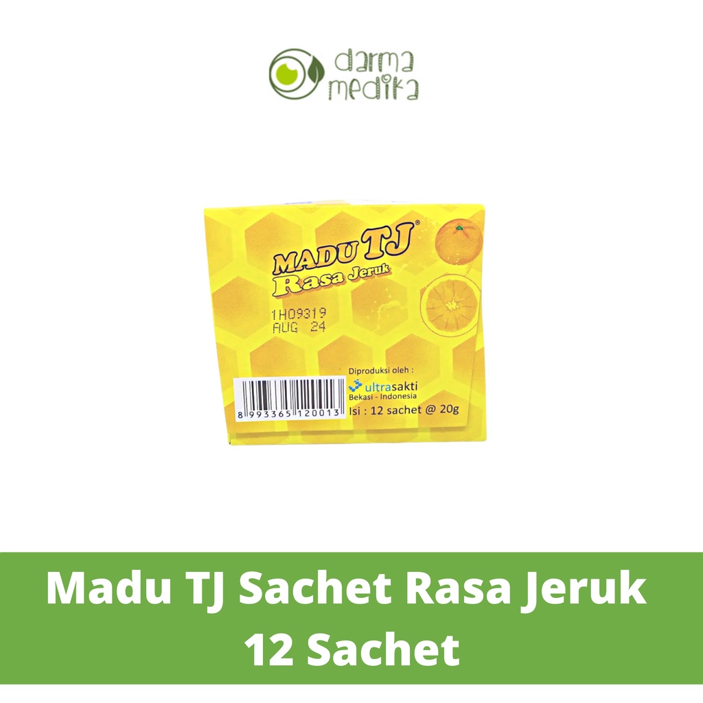 Tresno Joyo Madu Tj Sachets rasa Jeruk box isi 12 sachets