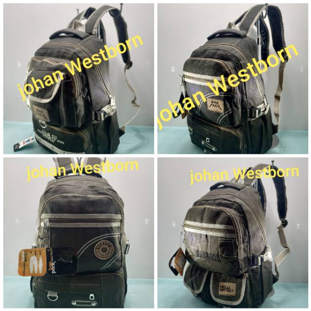 Tas Ransel Kanvas Baepack ORIGINAL Produk