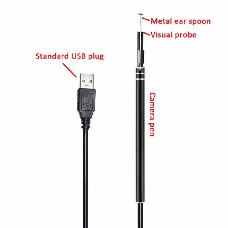 Pembersih Telinga Kamera - Ear Cleaning Endoscope USB Camera Korek Kuping Kamera Endoscope