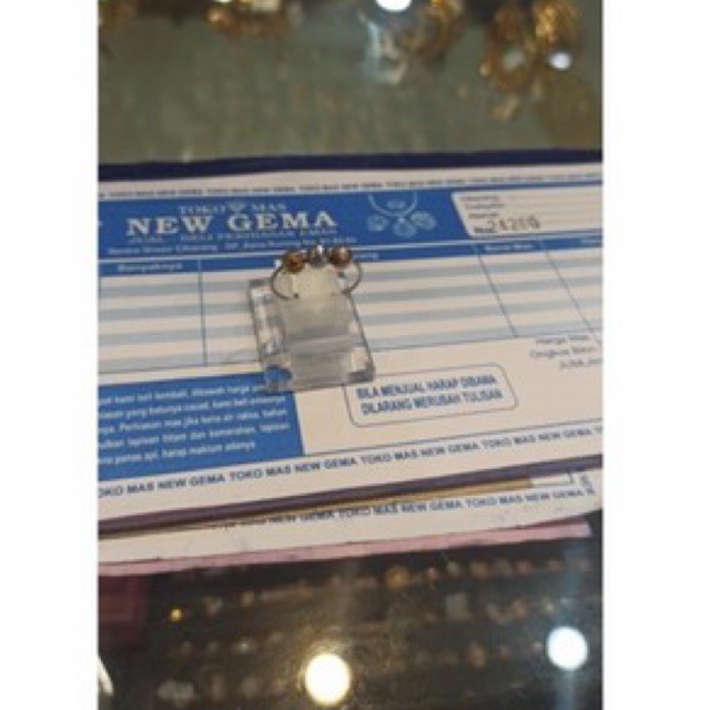 cincin bola + kalung S bold