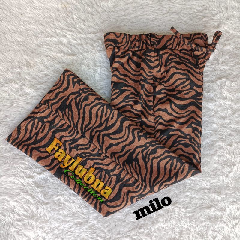 CELANA KULOT MOTIF ZEBRA ANAK USIA 8-9 TAHUN / CELANA KULOT ANAK TERBARU