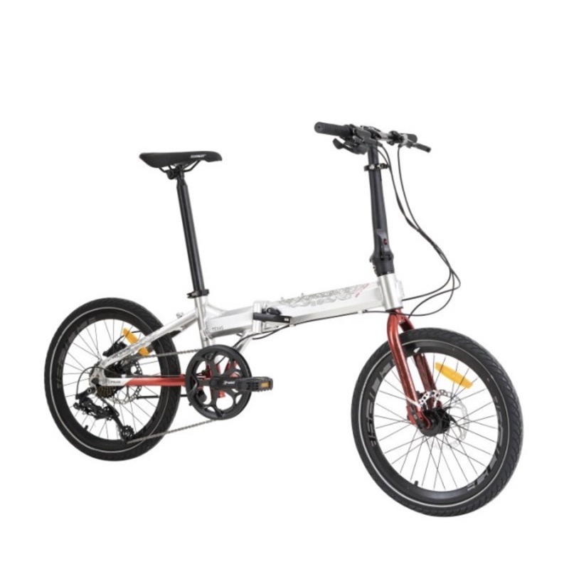 Khusus Exspedisi Sepeda Lipat Element Police Texas Bike To Work 20 inch folding bike bonus tas B2W 8S NEW kredit COD-Anniversary B2W