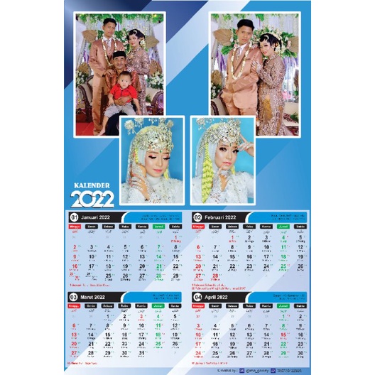 

KALENDER 2022 CUSTOM ISI 3 LEMBAR