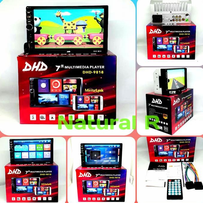 ( BISA COD ) TV Mobil Headunit Doubledin DHD - 9818 / DHD-9818 OBRAL Kode 213