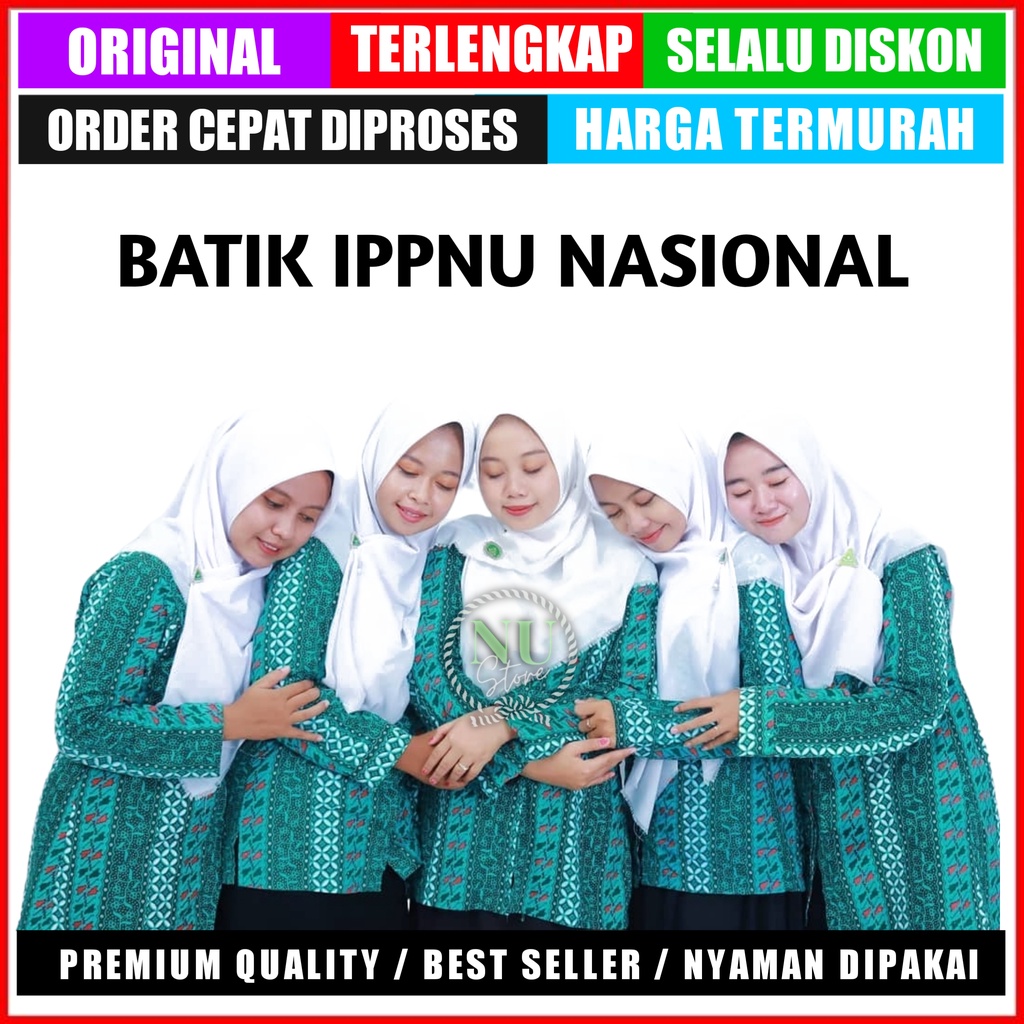 Batik IPPNU Wanita / Batik IPPNU / Batik IPPNU Nasional / Batik IPPNU Pekalongan wanita / Batik IPNU