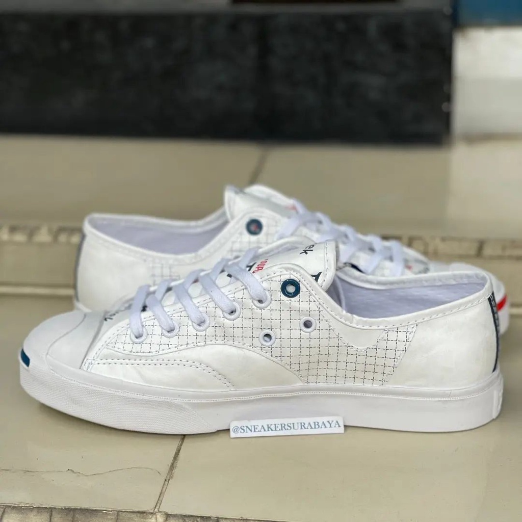 Converse Dupont Tyvek x Jack Purcell Ox Rally White