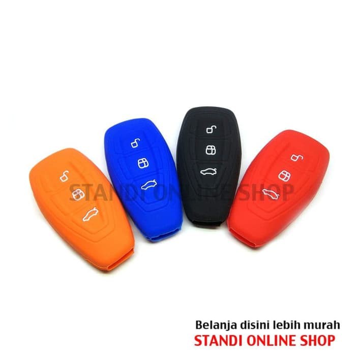 Kondom Kunci Remote Silikon Cover Smart key Ford Ecosport Fiesta Focus