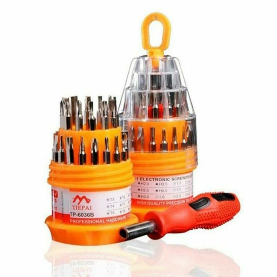 OBENG SET 31 IN 1 - MINI SET OBENG MULTIFUNGSI - banyak pilihan mata obeng kecil presisi