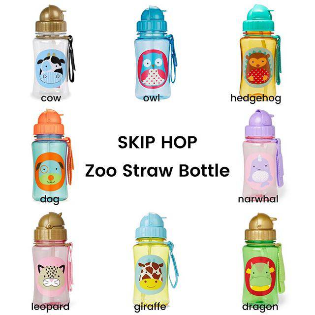 Skip Hop Zoo Straw Bottle