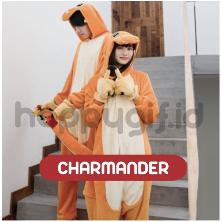 BAJU KOSTUM ONESIE PIYAMA KIGURUMI DINO SULLEY DEWASA-8