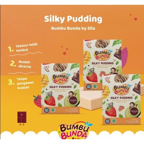 Bumbu Bunda Elia - Silky Pudding Anak / Snack MPASI / Silky Puding / Snack Bayi / Snack Anak / Cemilan Bayi / Cemilan Anak