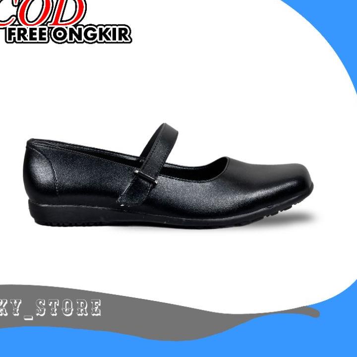 Bagus Banget.. Sepatu pantofel wanita/sepatu guru/sepatu paskibra tanpa hak