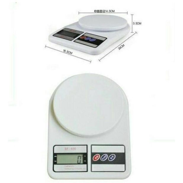 Timbangan Dapur Digital SF-400 (10KG) /Timbangan Digital Elektrik Scale Dapur SF400 Pengukur Berat Makanan