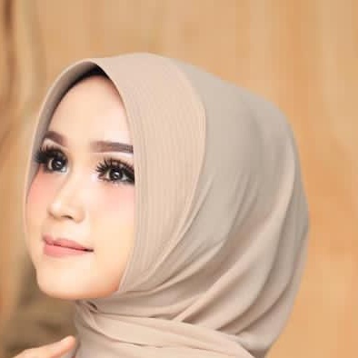 Jilbab Khimar Daily Basic Flow-CREAM