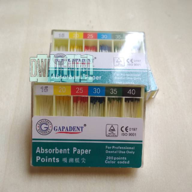 H4-  absorbent paper point assorted