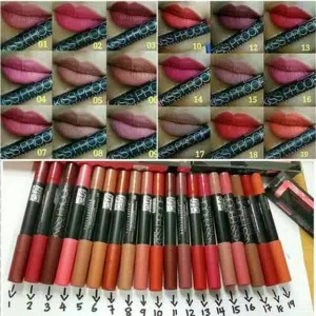 LIPSTIK KISS PROOF SOFT MATTE MENOW ORIGINAL