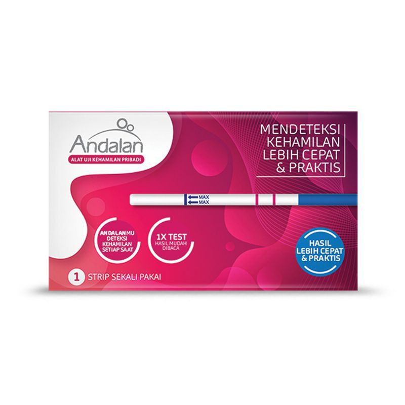 1 Strip tes kehamilan Andalan / tespek Andalan Test Pregnancy