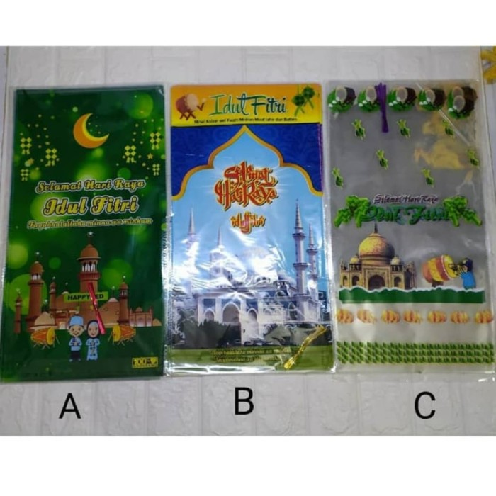 

Goodie bag OPP plastik idul fitri plastik OPP parcel lebaran
