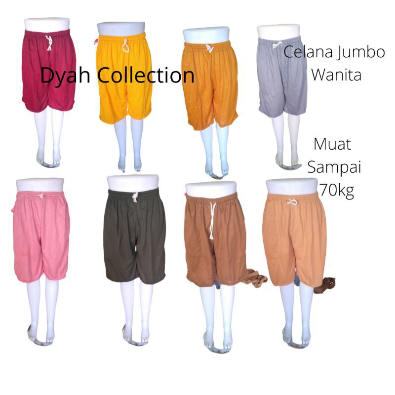 Celana Jumbo Wanita maksimal 70kg/ Celana harian / celana kolor