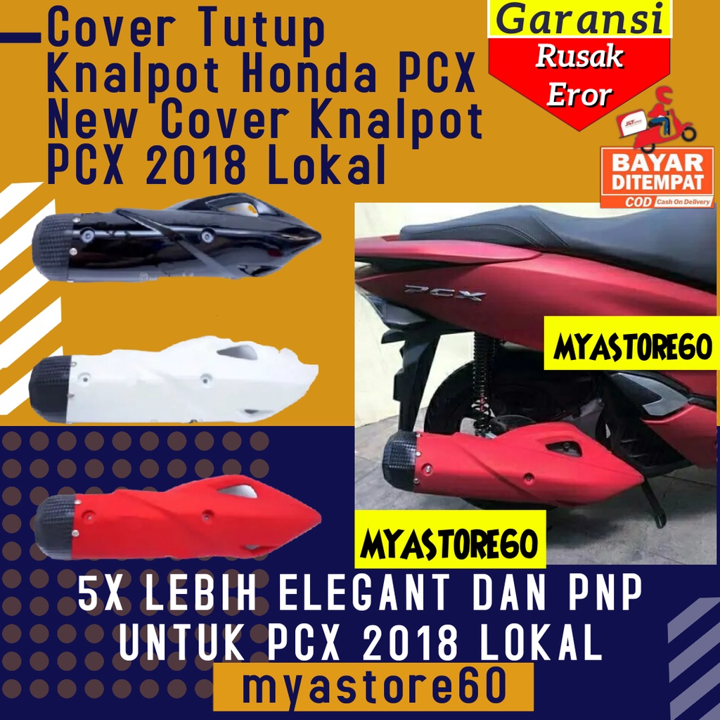 Cover Tutup Knalpot Kenalpot Honda PCX New Cover Penutup Knalpot Kenalpot PCX 2018 Lokal