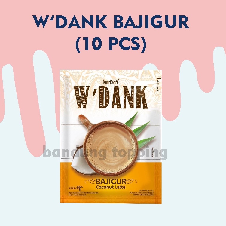 NutriSari W’dank Bajigur renceng