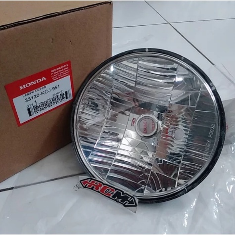 REFLEKTOR LAMPU DEPAN HEADLAMP HEAD LIGHT ONLY TIGER ORIGINAL HONDA AHM HGP ASLI 33120-KCJ-951