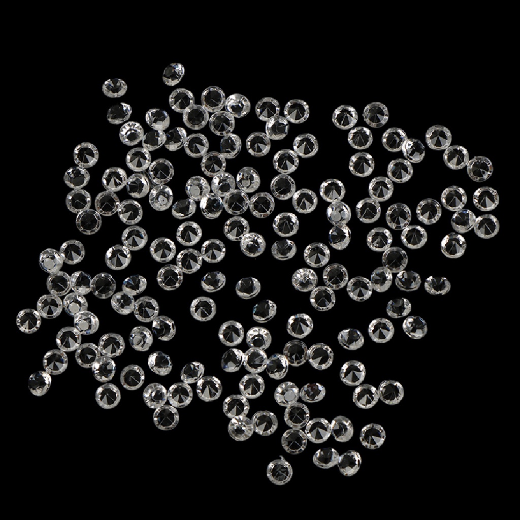 2000pcs Confetti Kristal Berlian Ukuran 4.5mm Untuk Dekorasi Pesta Pernikahan