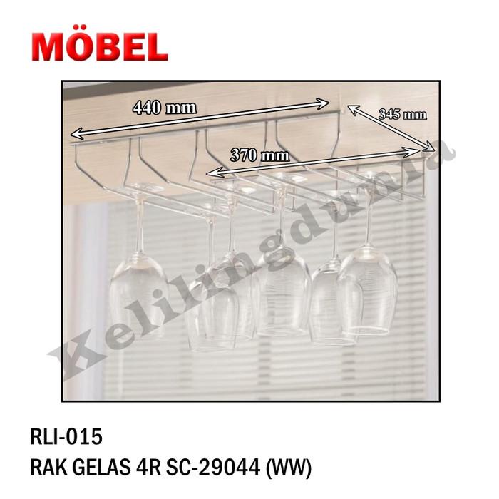 Rak Gelas / Rak Gantung / Gantungan Gelas / Rak Gantung Gelas Wine Gantungan Gelas SS Stainless Stee