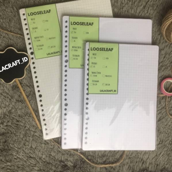 

[49] [100GSM HVS]Loose Leaf Isi Binder A5 dan B5 Dot/Grid pwvf703